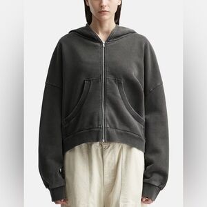 entire studies Eternal Zip Hoodie Washed Black